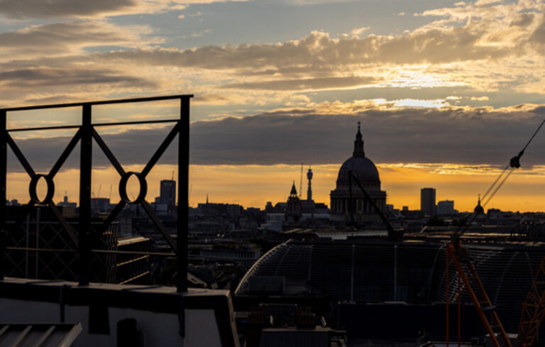 View from Wagtail Rooftop Bar and Restaurant in London
